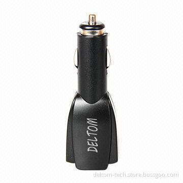 In-car Charger, Two USB Output (5V/1A and 5V/2.1A), Charge Your Smartphone, Tablet PC at Same Time